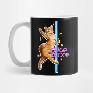 Pole dance cat Mug
